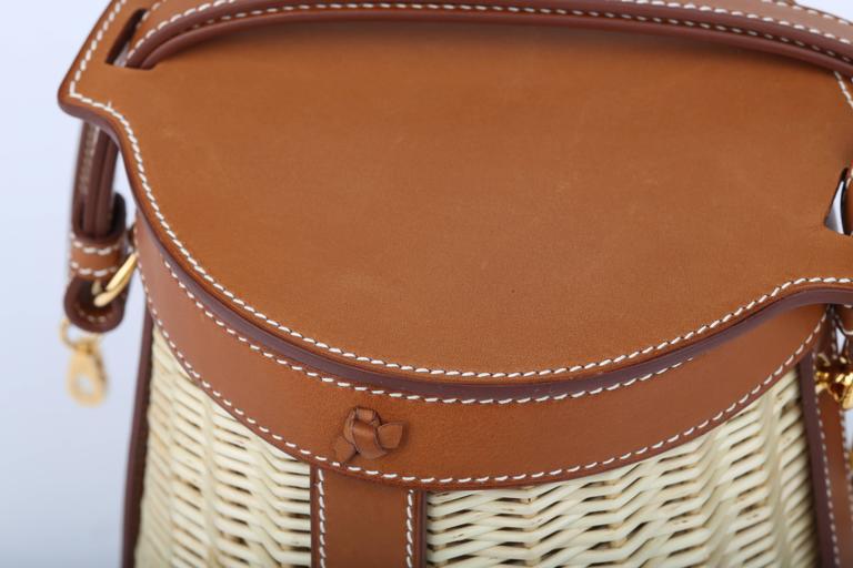 Hermes Farming Picnic in Ratan/Wicker and Barenia Basket For Sale at 1stDibs hermes picnic basket
