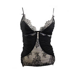 Gucci Black Lace Camisole