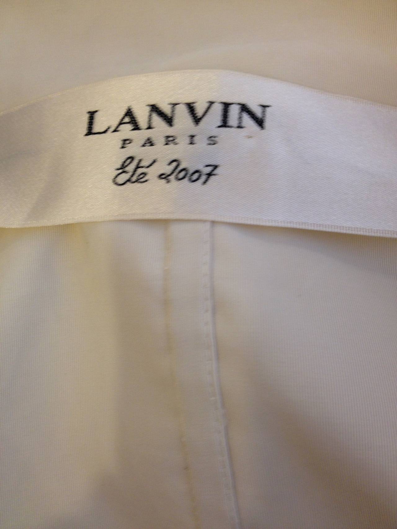 Lanvin Cream Trench Coat 1