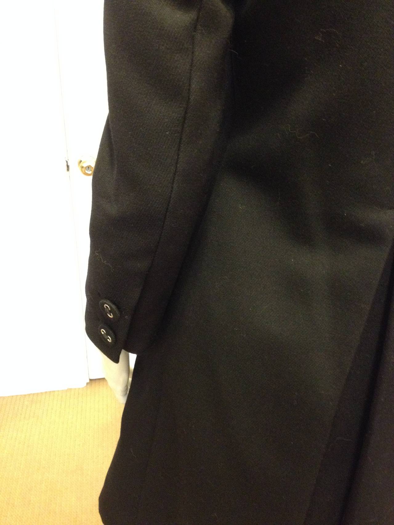Marni Black Coat with Oversized Collar 1