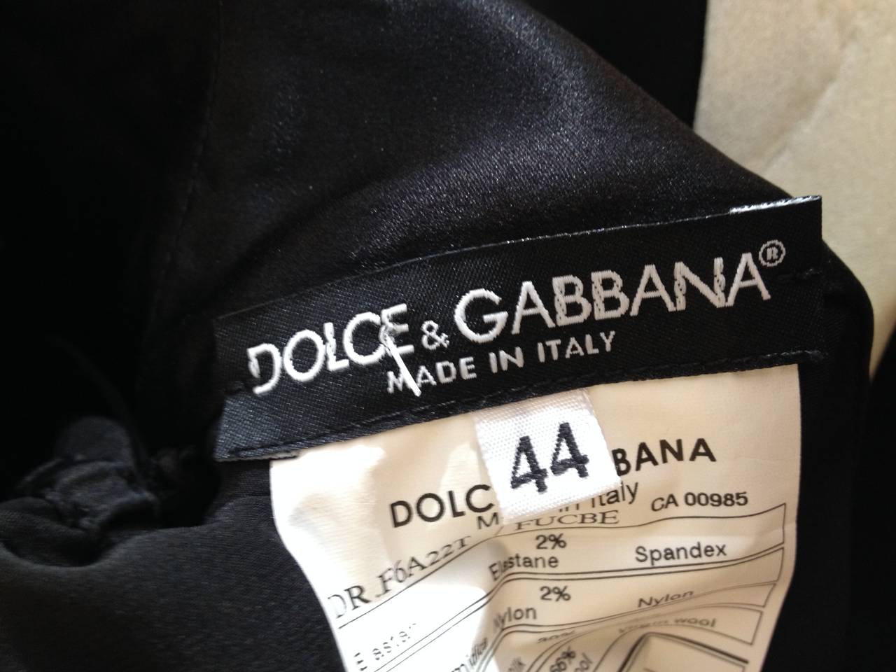 Dolce and Gabbana Black Dress with Silver Chain Straps at 1stDibs ...