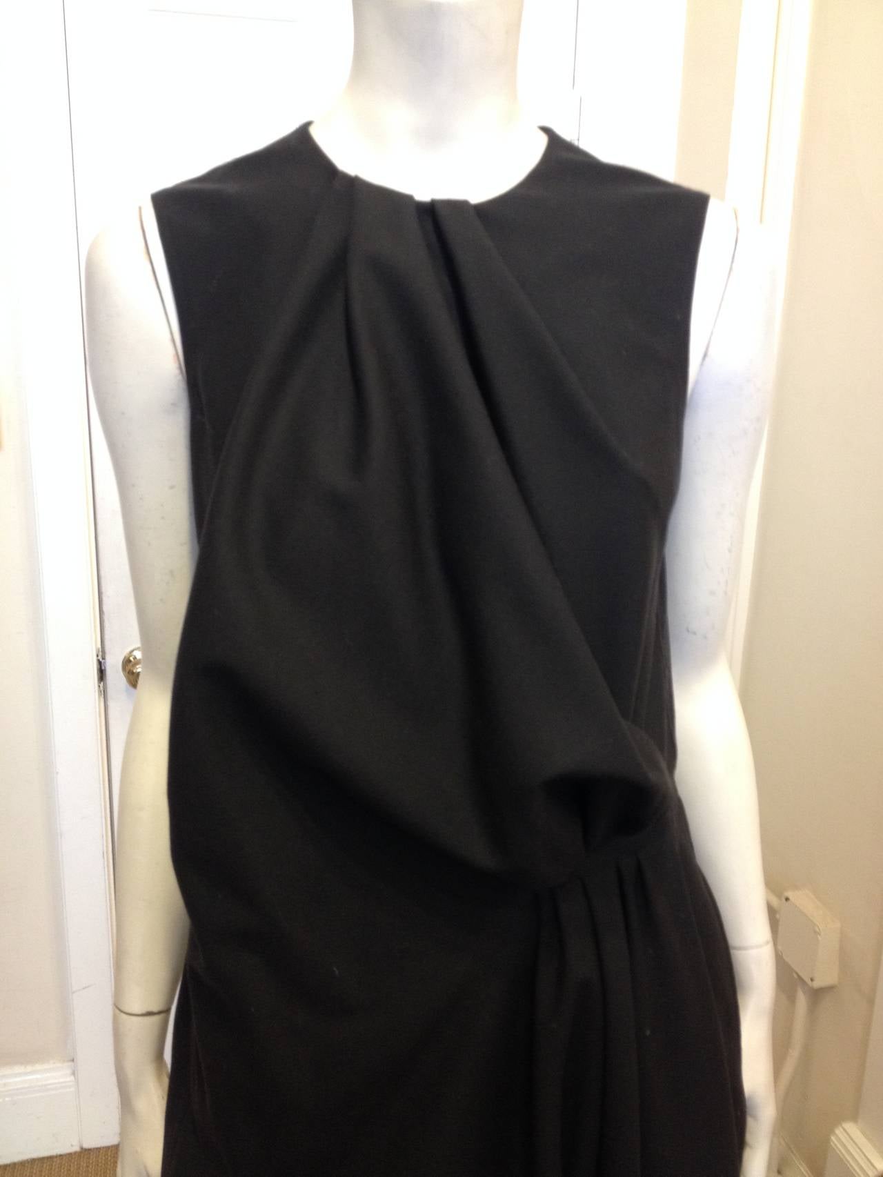 hermes black dress