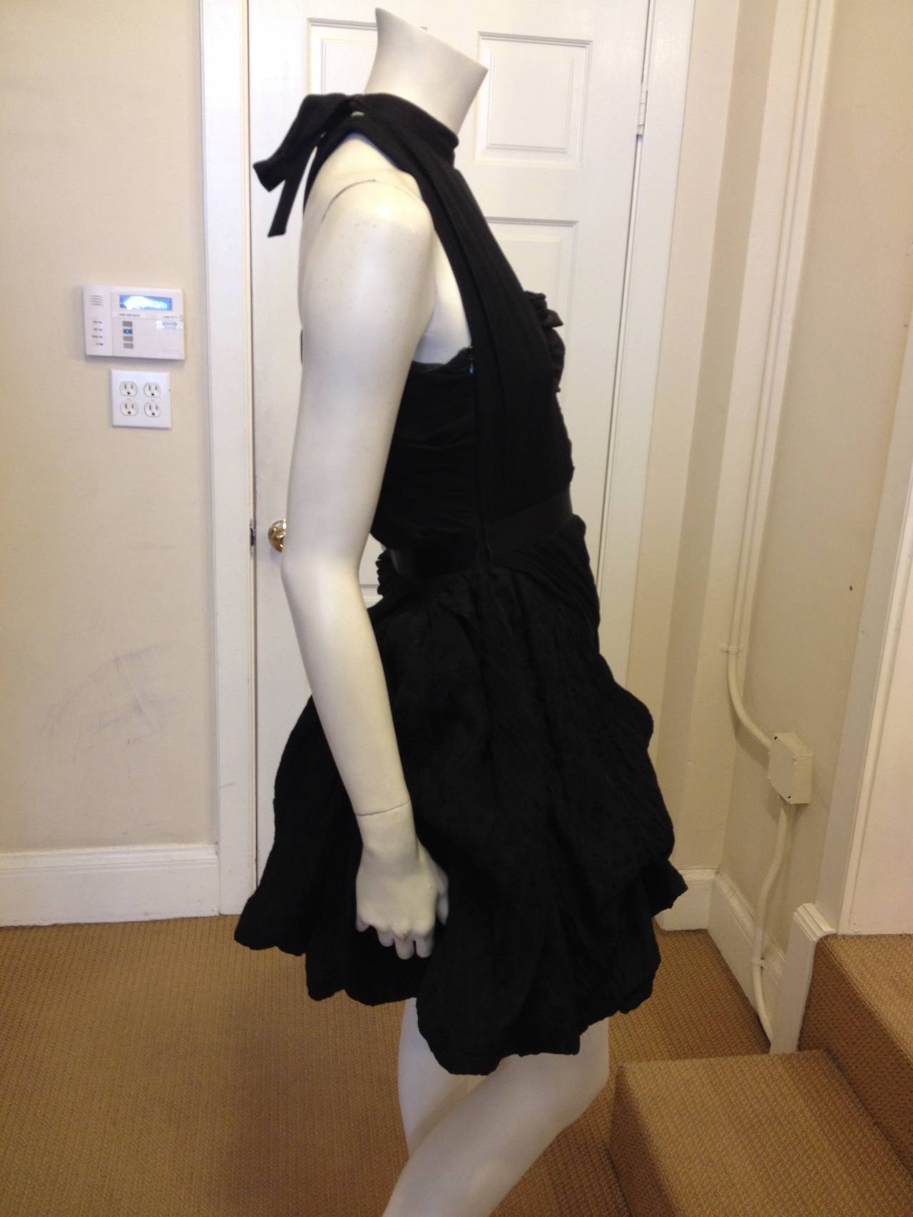Christian Lacroix Black Cocktail Dress In Excellent Condition In San Francisco, CA
