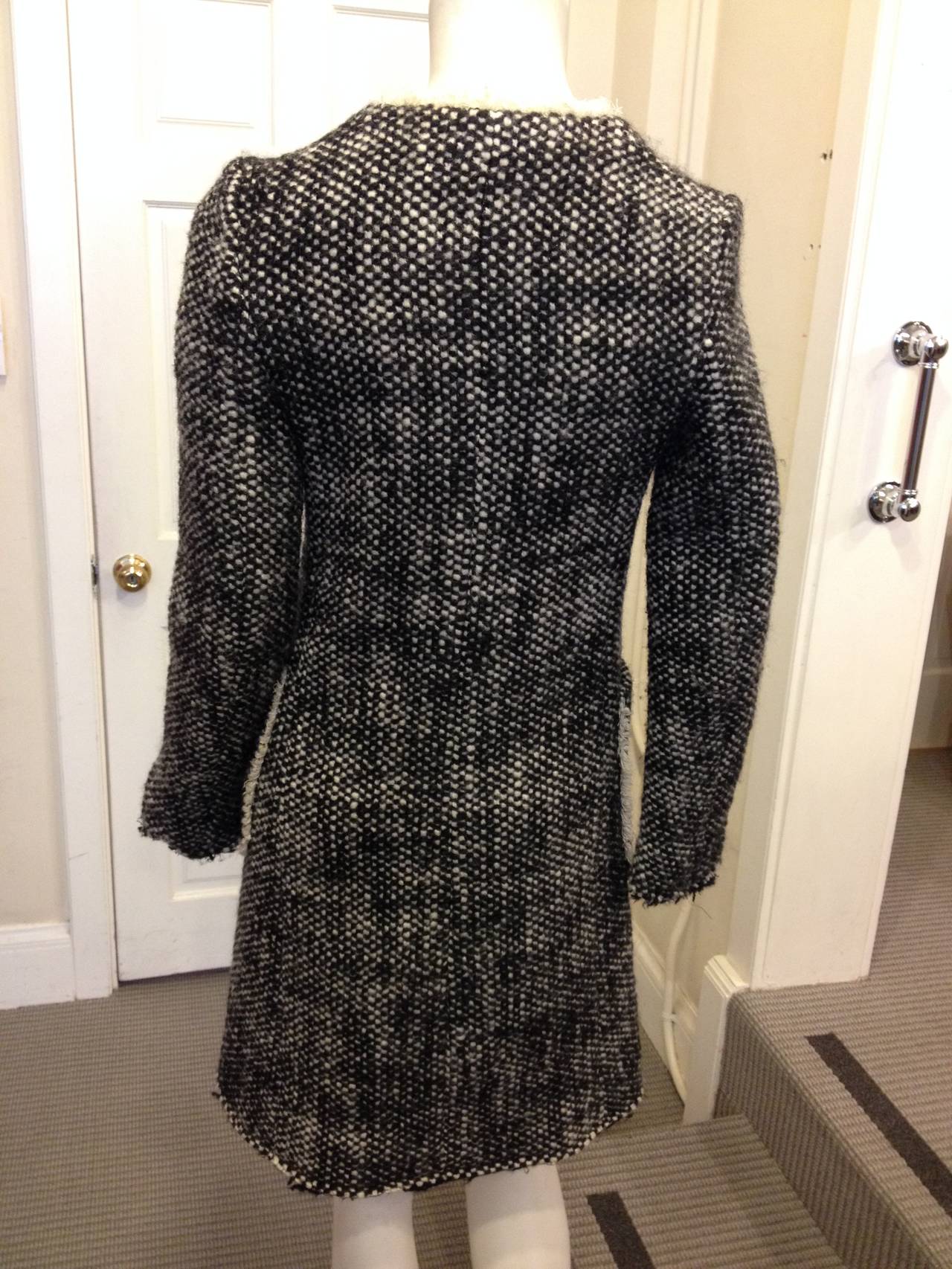Marni Black and White WooCoat In Excellent Condition In San Francisco, CA