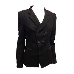 1950's BALENCIAGA haute couture black jacket with large buttons For ...