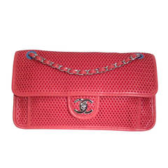 Chanel Coral Red Up In The Air Flap Bag