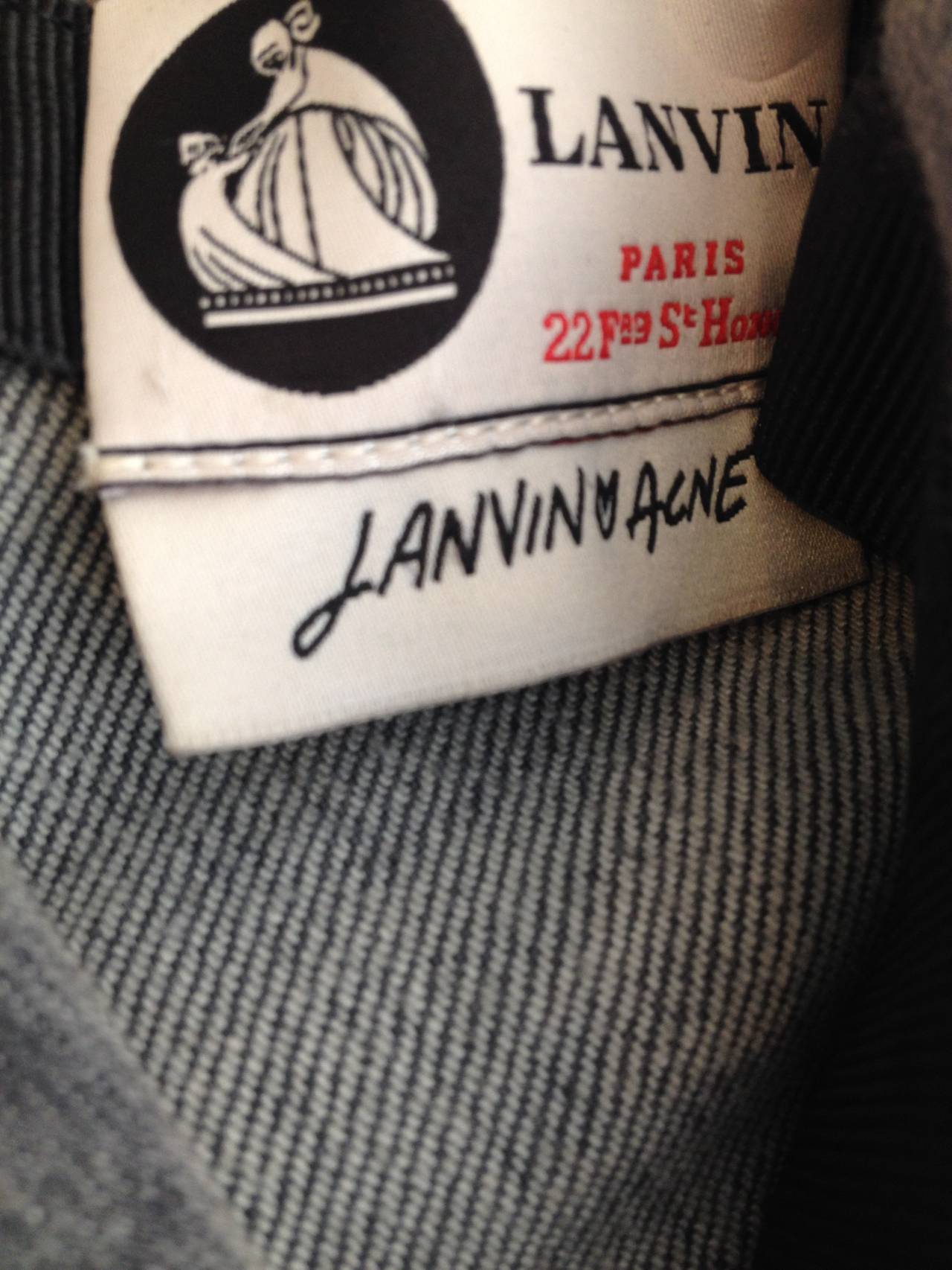 Lanvin x Acne Grey Denim Dress 2