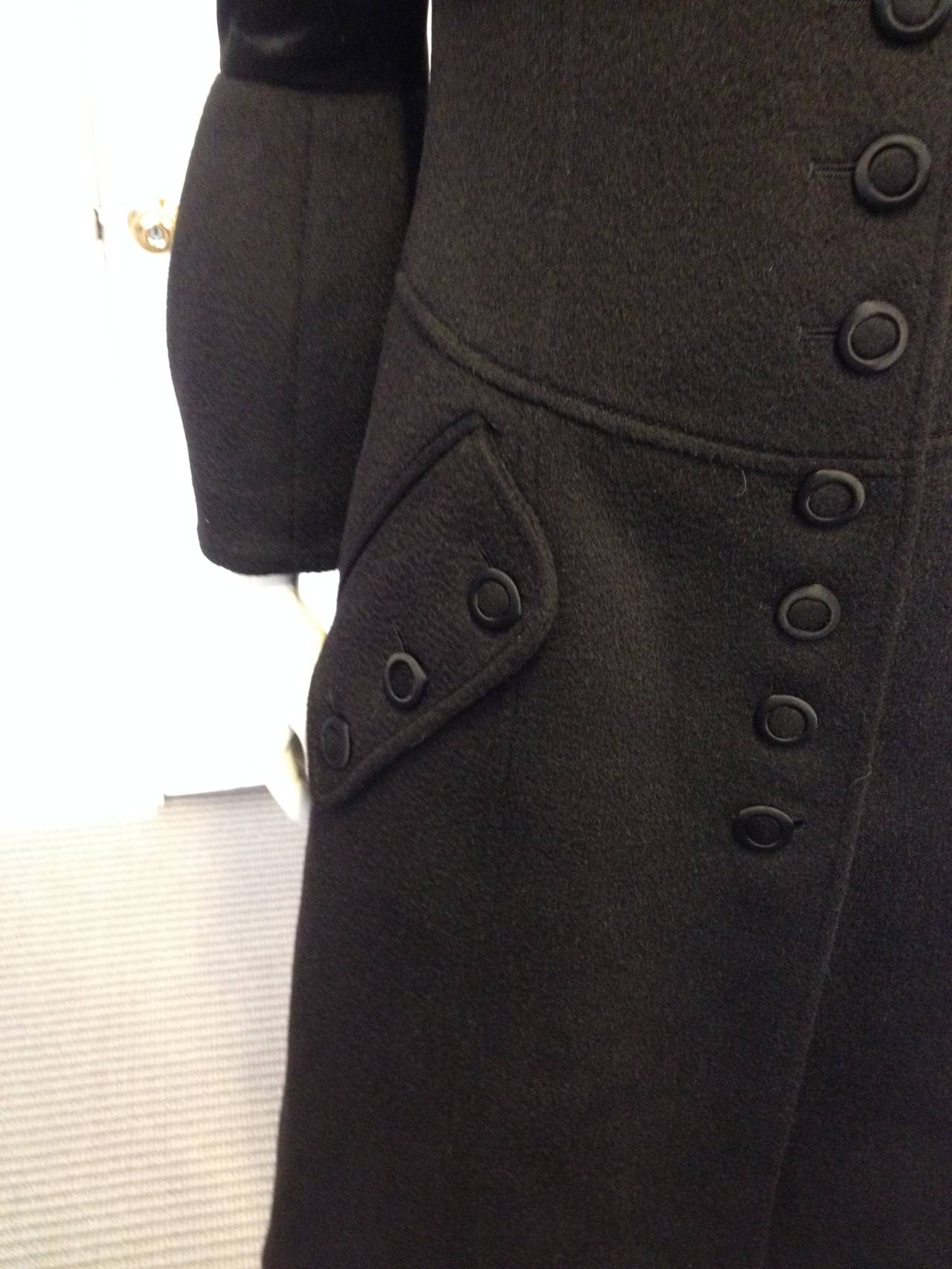 Andrew Gn Black Camel Coat In Excellent Condition In San Francisco, CA
