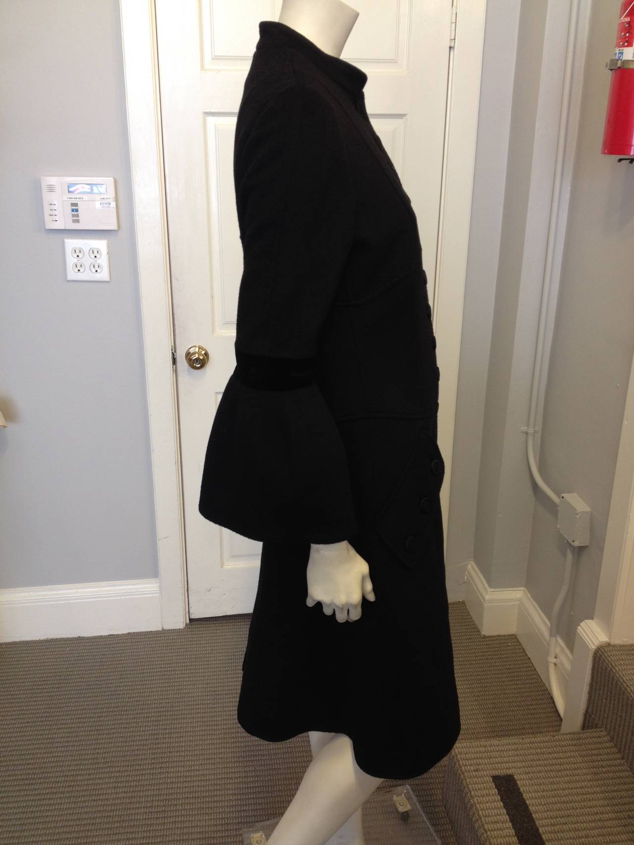 Women's Andrew Gn Black Camel Coat