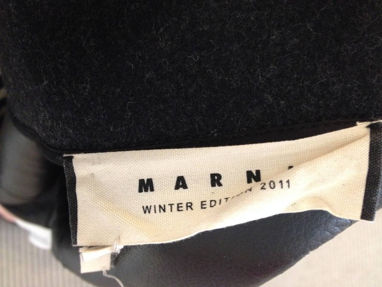 Marni Black Curly Shearling Coat In Excellent Condition In San Francisco, CA