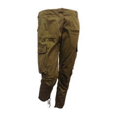 Balmain Olive Green Cargo Pants
