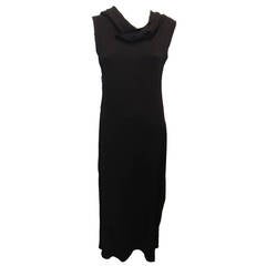 Yohji Yamamoto Black Dress with Stole