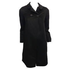 Christian Dior Black Cashmere Coat