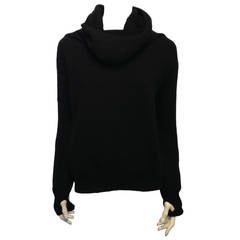 Hermes Black Turtleneck Sweater