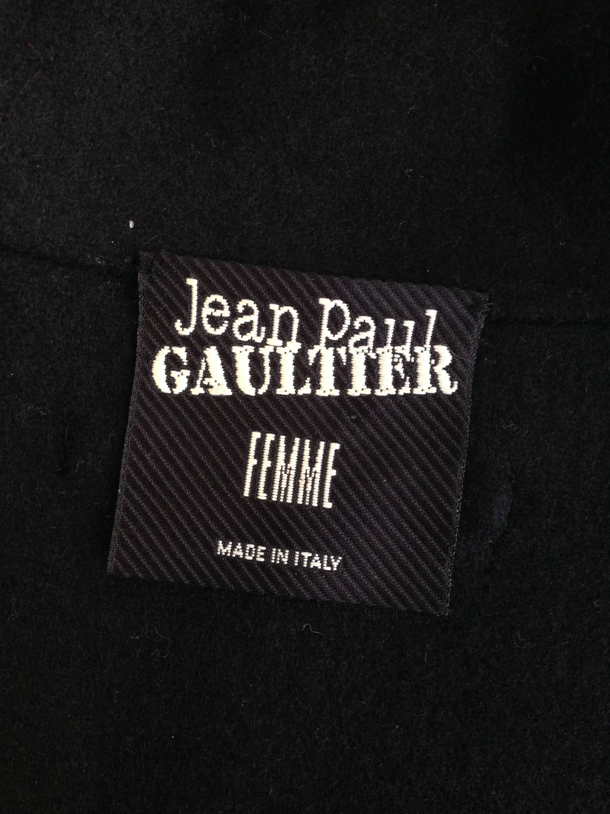 Jean Paul Gaultier Black Double Breasted Jacket 6