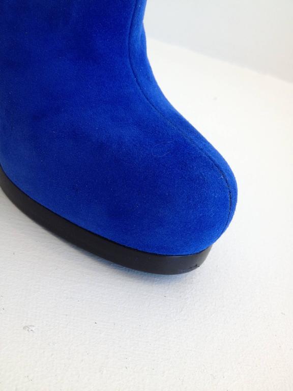 balenciaga suede booties