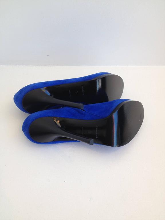 blue suede balenciaga