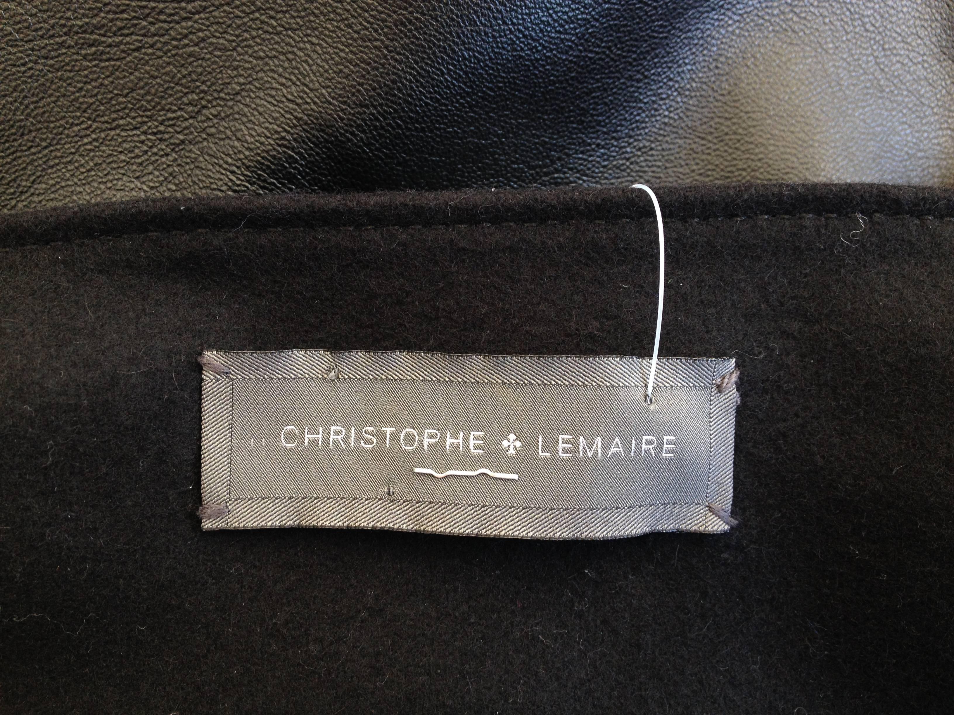 Christophe Lemaire Black Messenger Bag 3