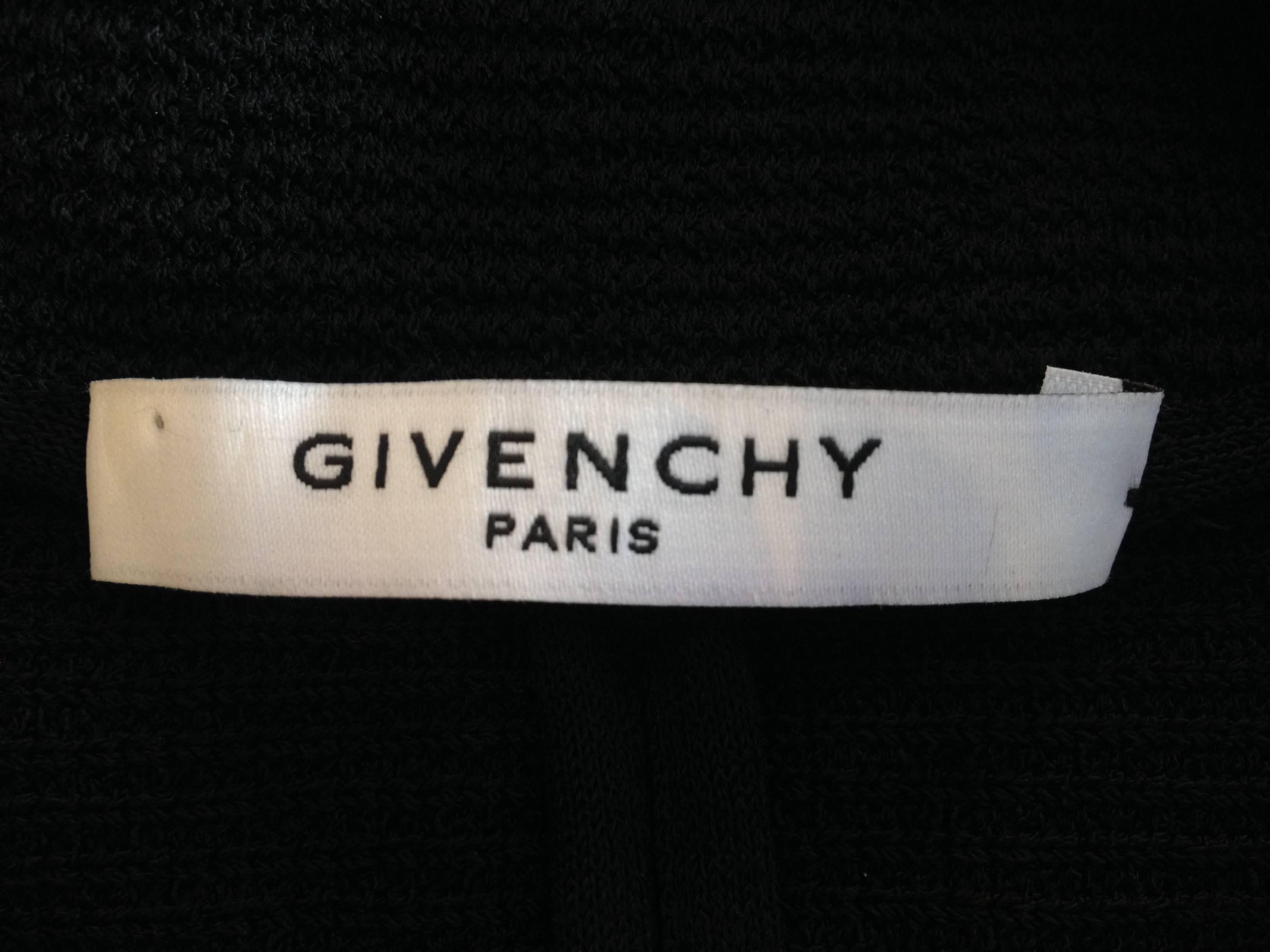 Givenchy Black Knit Blazer Size XS 6