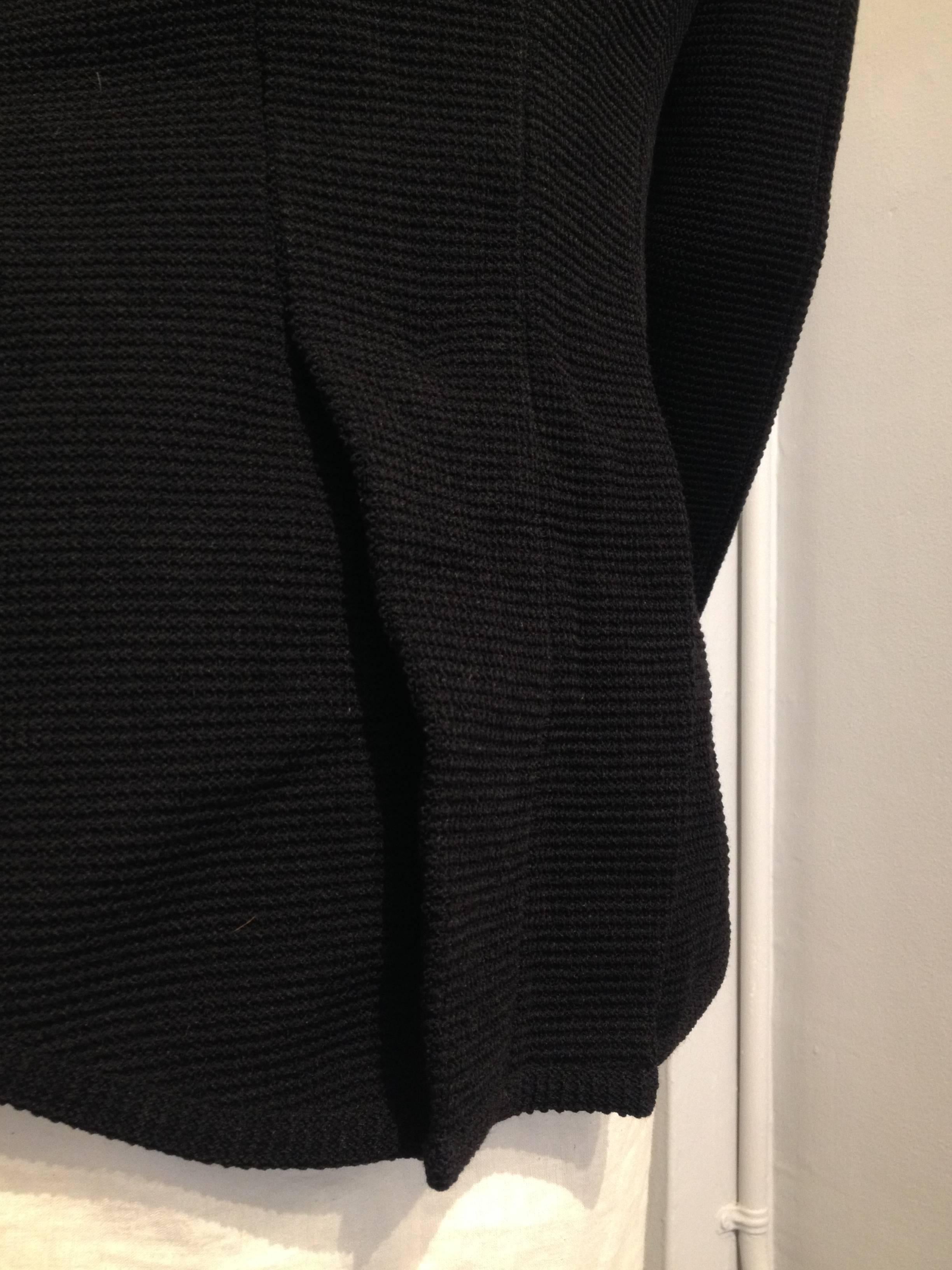 Givenchy Black Knit Blazer Size XS 4
