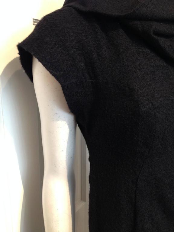 Rick Owens Black Cashmere and Silk Dress Size 8 at 1stDibs