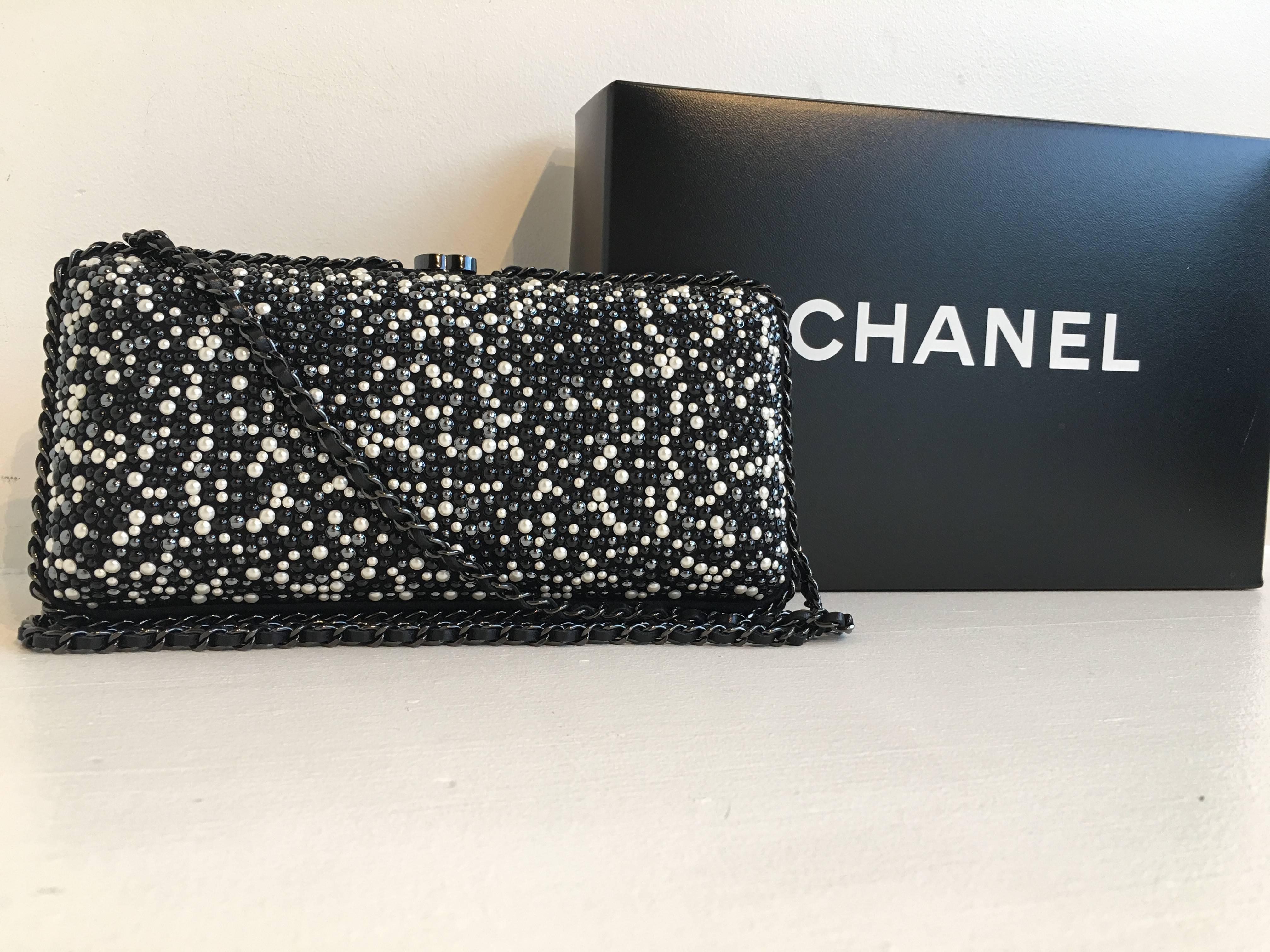 Chanel Pearl Embroidered Clutch from Pre-Fall 2014 1