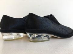 Simone Rocha Black Pony Hair Shoes (39)