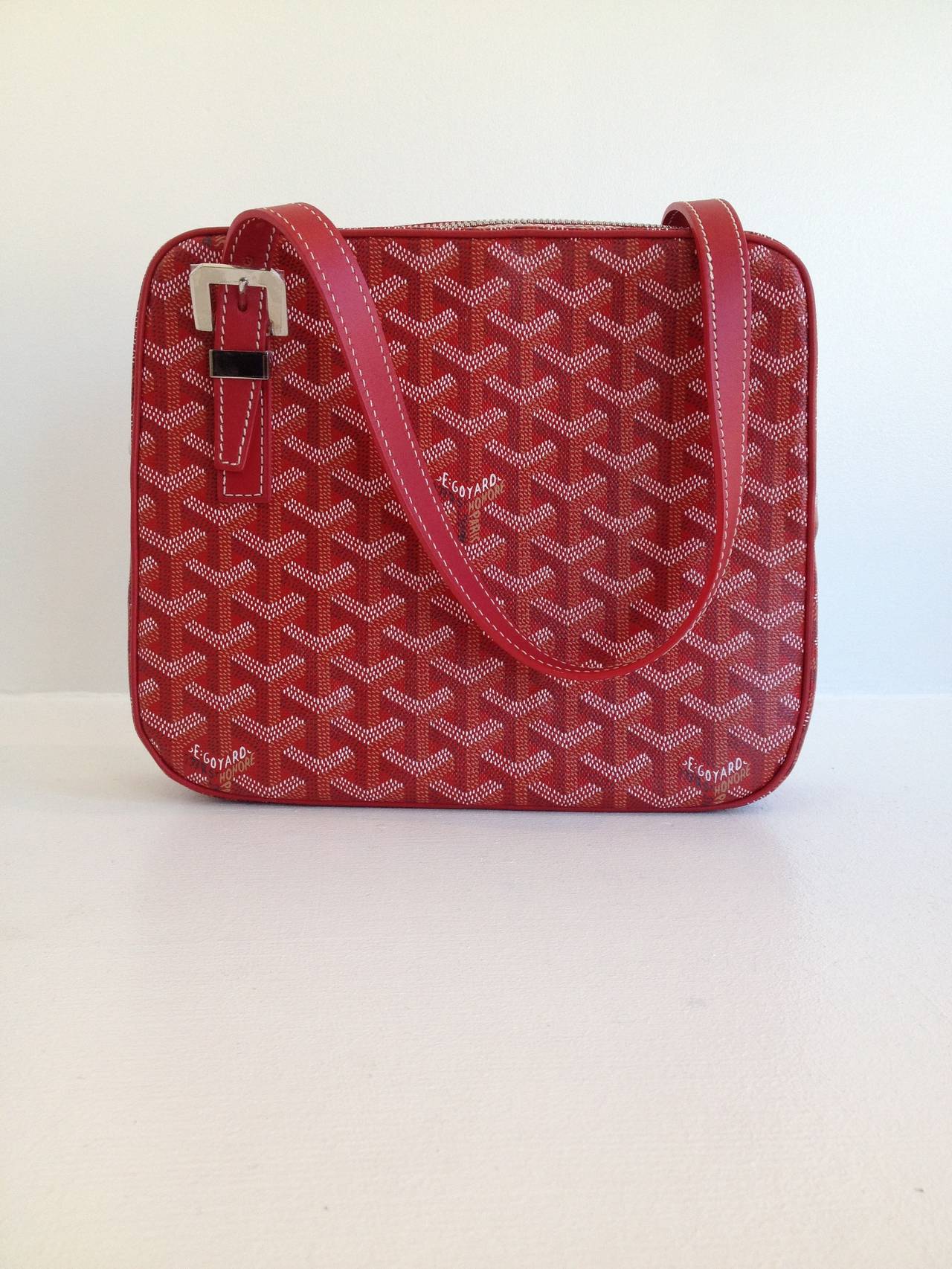 Goyard Red Square Bag at 1stdibs