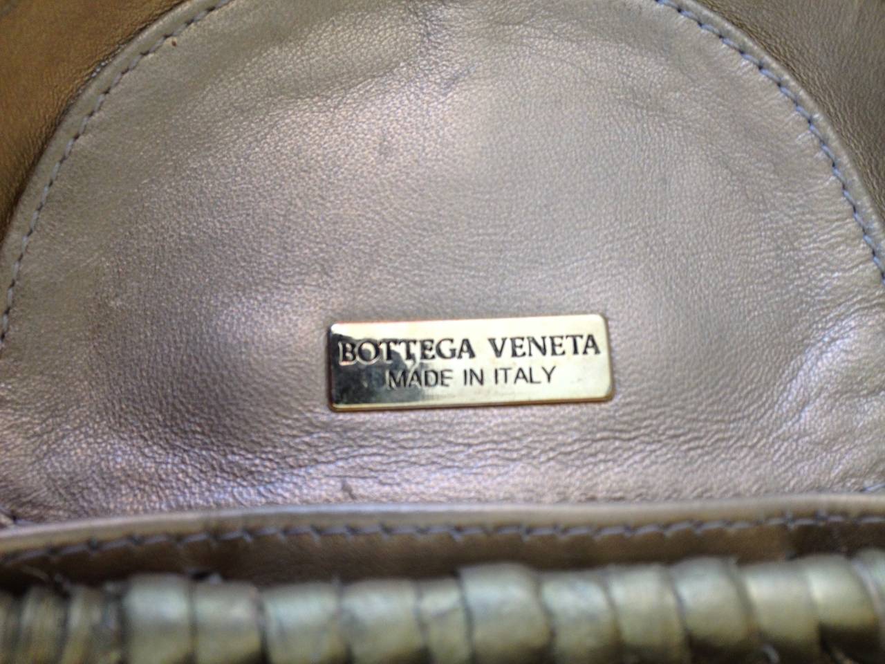 Bottega Veneta Gold Metallic Twig Bag In Excellent Condition In San Francisco, CA