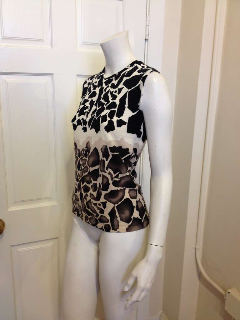 Women's Versace Abstract Knit Top