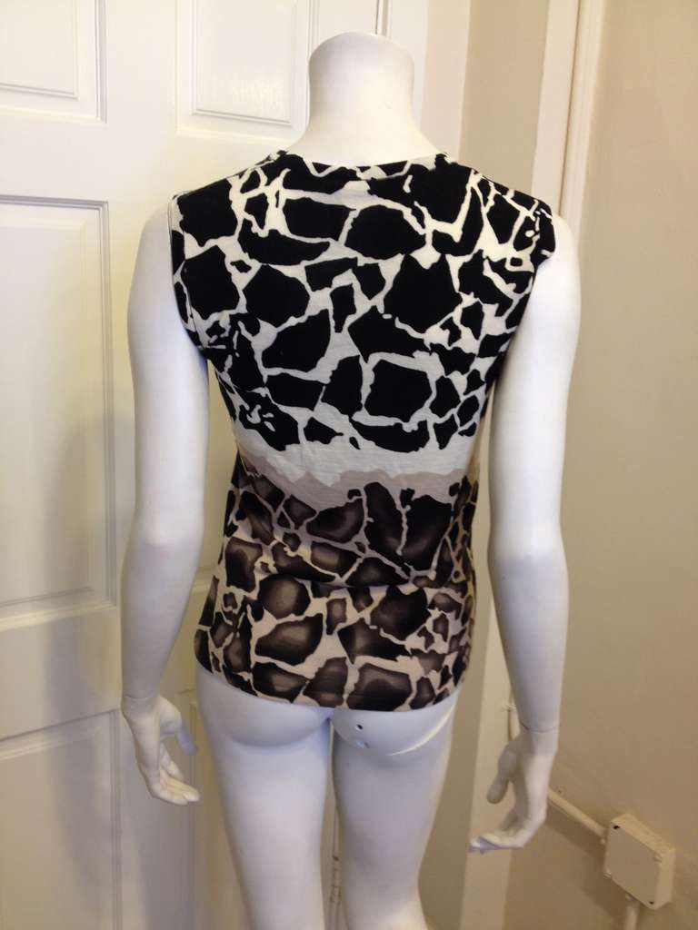 Versace Abstract Knit Top 1