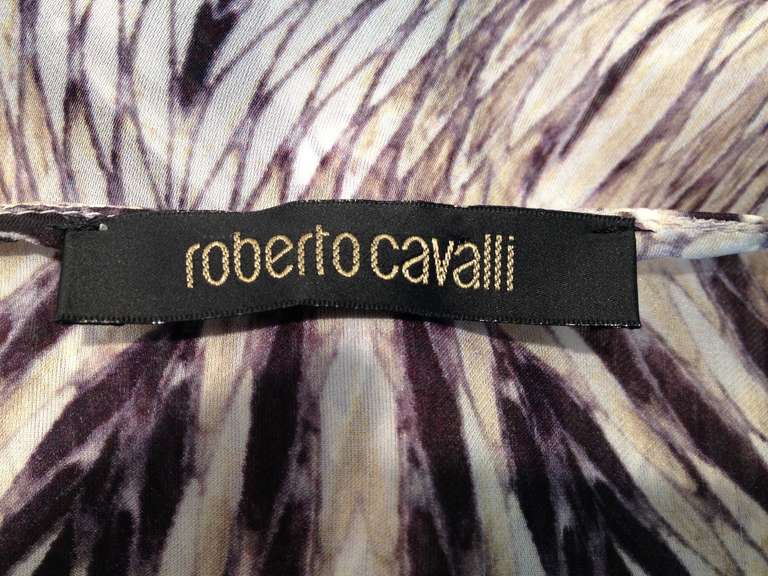 Roberto Cavalli Snake Print Blouse at 1stDibs