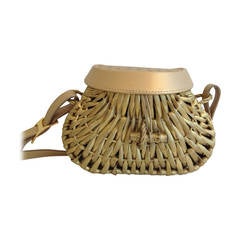 Bottega Veneta Gold Metallic Twig Bag