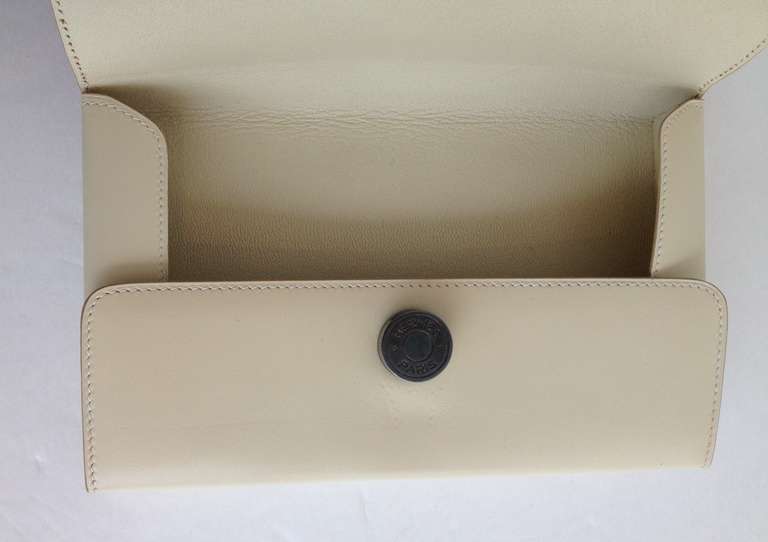 Hermes Cream Leather Box 1