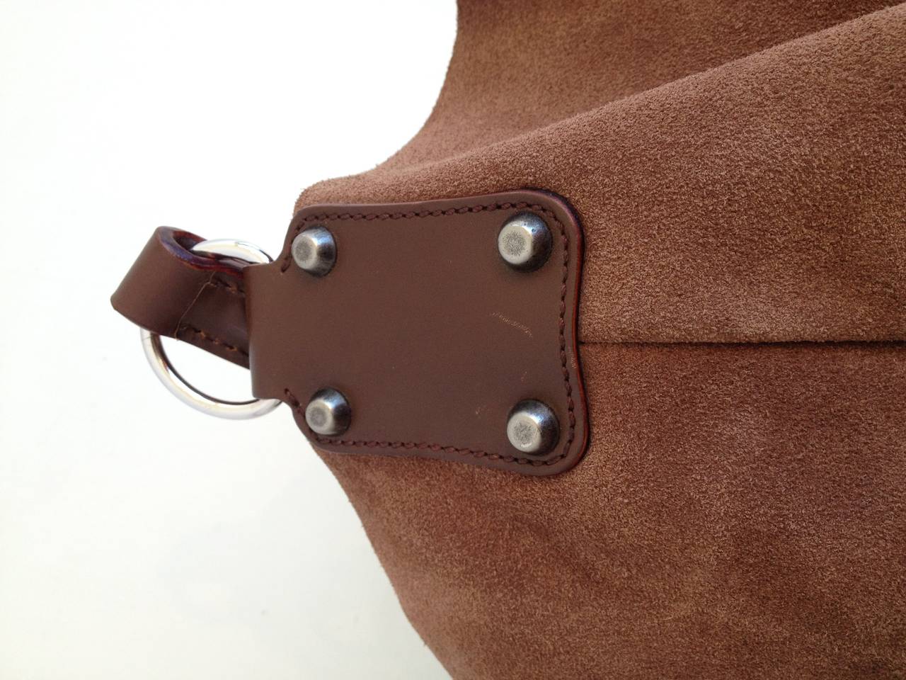 Women's Balenciaga Brown Suede Hobo Tote