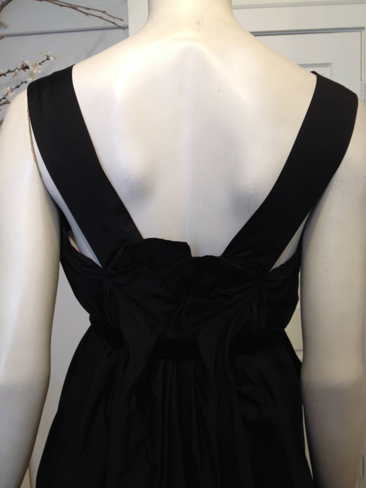 Yves Saint Laurent Black Cocktail Dress In Excellent Condition In San Francisco, CA