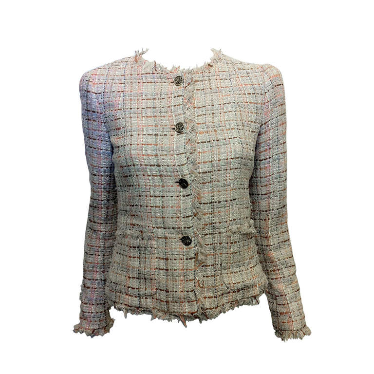 Vintage Chanel Pink Tweed Jacket from 1991 FR36 Same as Linda Evangelista -  Mrs Vintage - Selling Vintage Wedding Lace Dress / Gowns & Accessories from  1920s – 1990s. And many One
