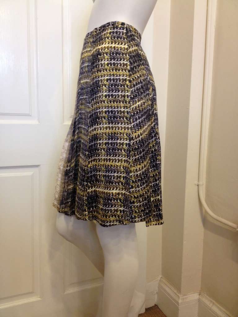 Brown Peter Pilotto Printed Skirt