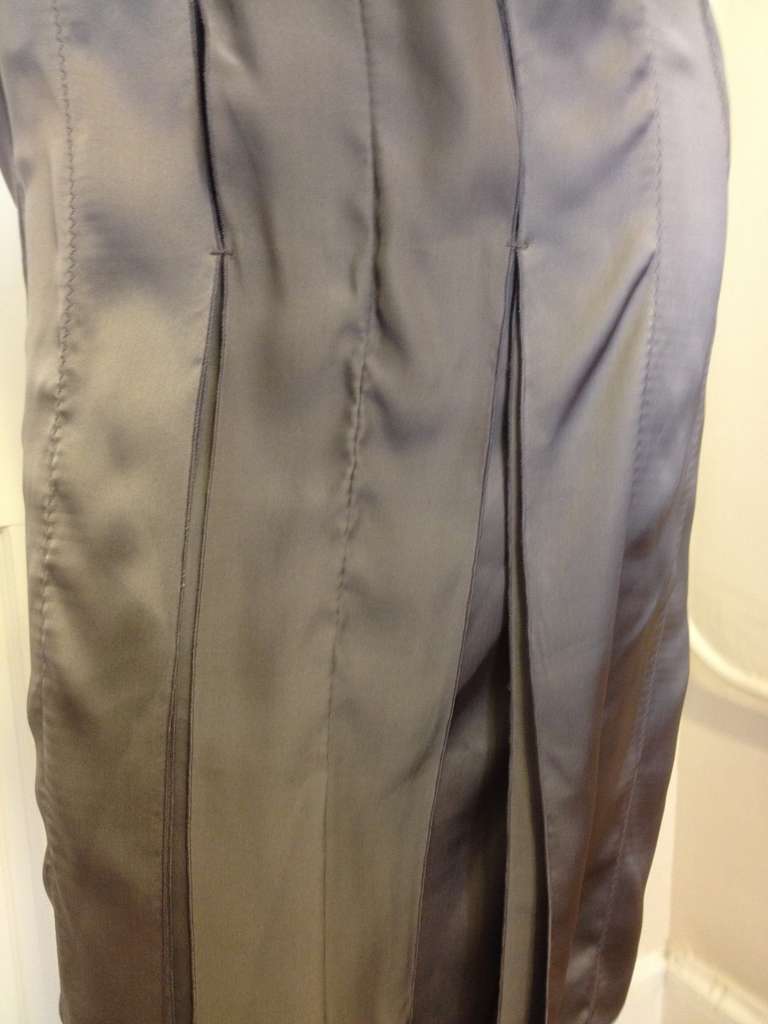 Bottega Veneta Silver Skirt In New Condition In San Francisco, CA