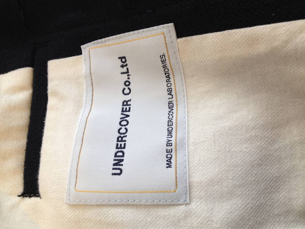 Undercover Navy Herringbone Wool Jacket 3