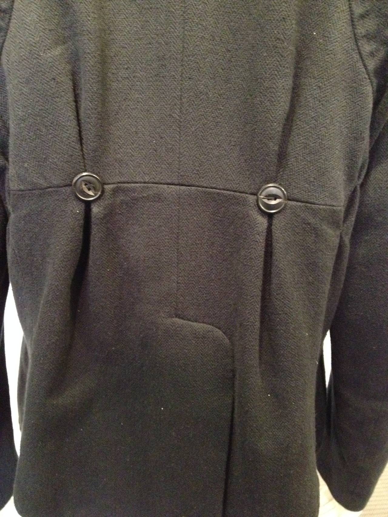 Undercover Navy Herringbone Wool Jacket 2