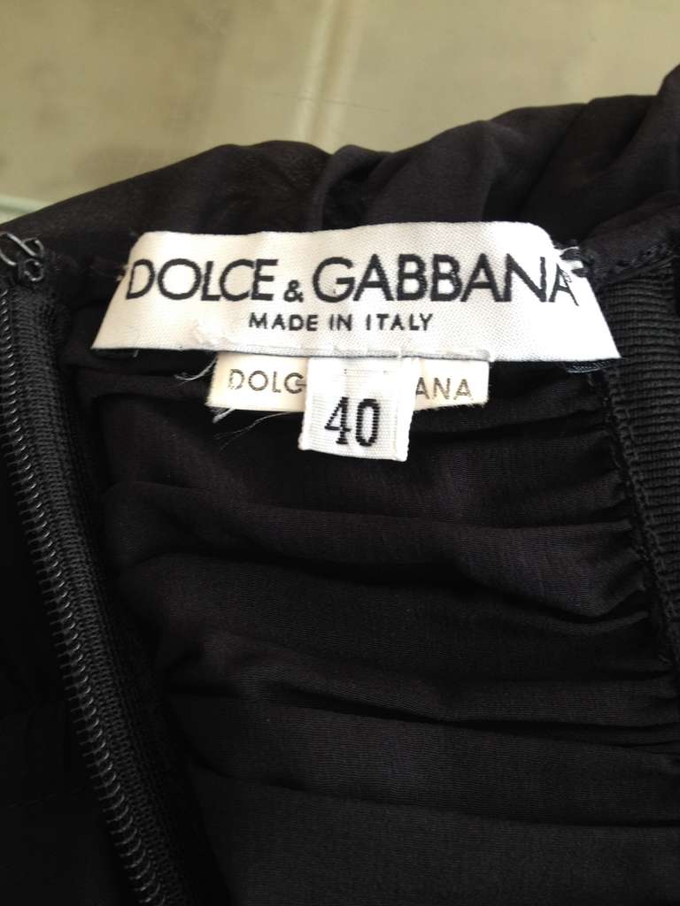 Dolce and Gabbana Black Dress 4