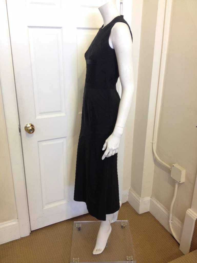 Prada Black Midlength Bandage Dress In Excellent Condition In San Francisco, CA