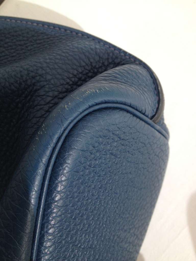 Sac Hermès So Kelly bleu sarcelle en vente 2