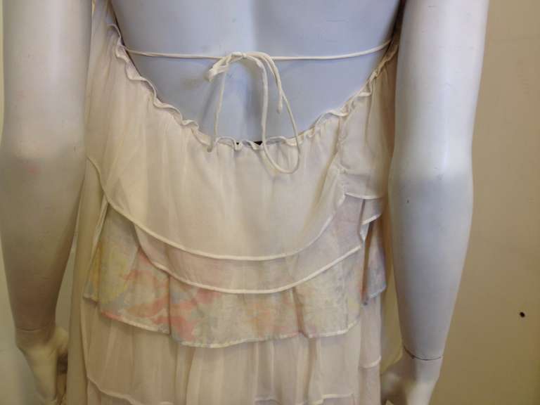 Stella McCartney Cream Summer Dress For Sale 1