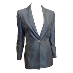 Carolina Herrera Ocean Blue Blazer