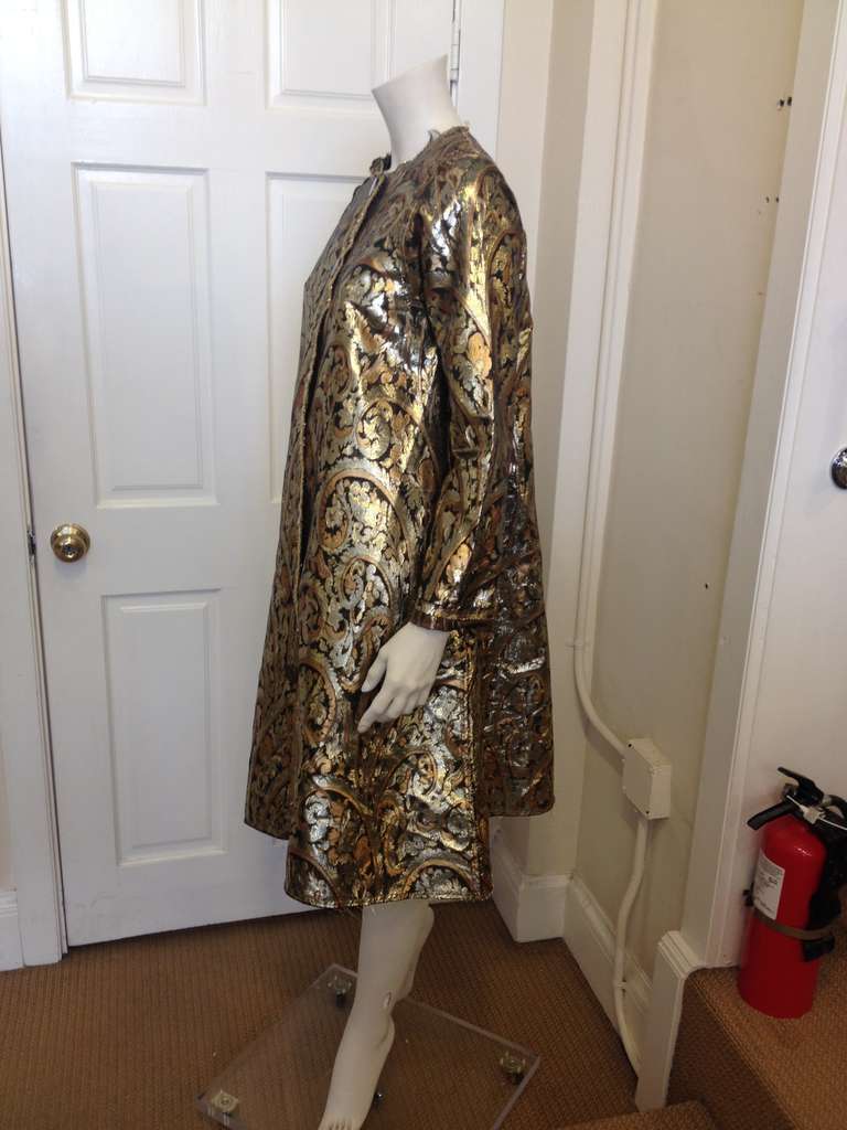 Lanvin Gold Jacket In Excellent Condition In San Francisco, CA