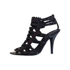 Givenchy Black Gladiator Heels