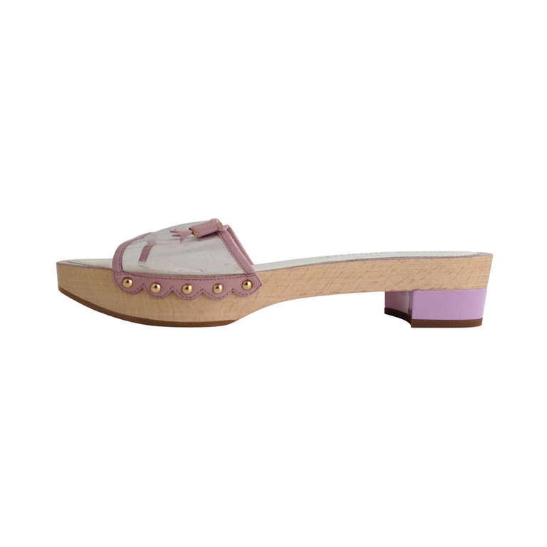 clear louis vuitton slides
