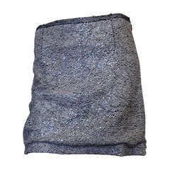 Rochas Black and White Sequin Miniskirt 12